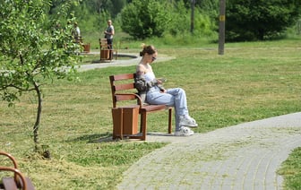 Новая зона барбекю на пляже в Гомеле