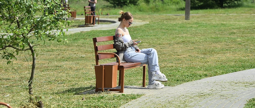 Новая зона барбекю на пляже в Гомеле