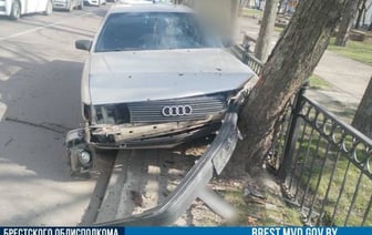 В Бресте у Audi отказали тормоза