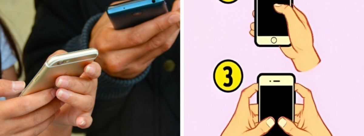 Тест на характер: как держите телефон