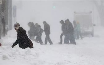 Штормовое предупреждение и до -20°С. Синоптики продлили оранжевый уровень опасности в Беларуси на выходные — Фото