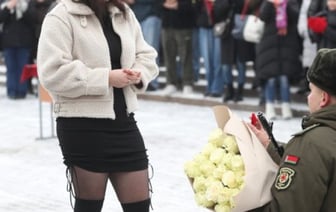 Предложение на присяге сделал своей девушке военнослужащий в Бресте