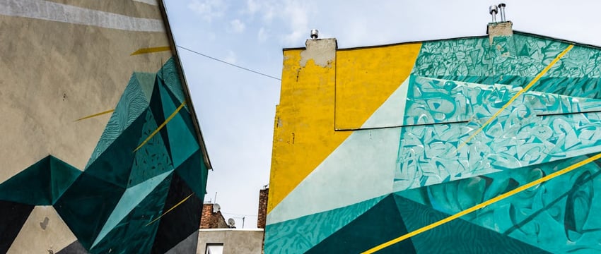 Покраска фасада Дома офицеров в Полоцке