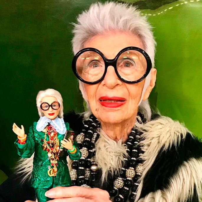 В возрасте 102 лет скончалась дизайнер Айрис Апфель