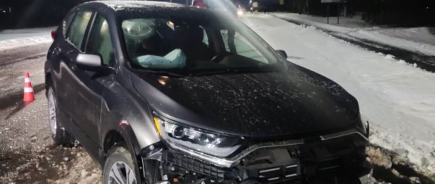 В Барановичах парни угнали чужой автомобиль и попали в ДТП