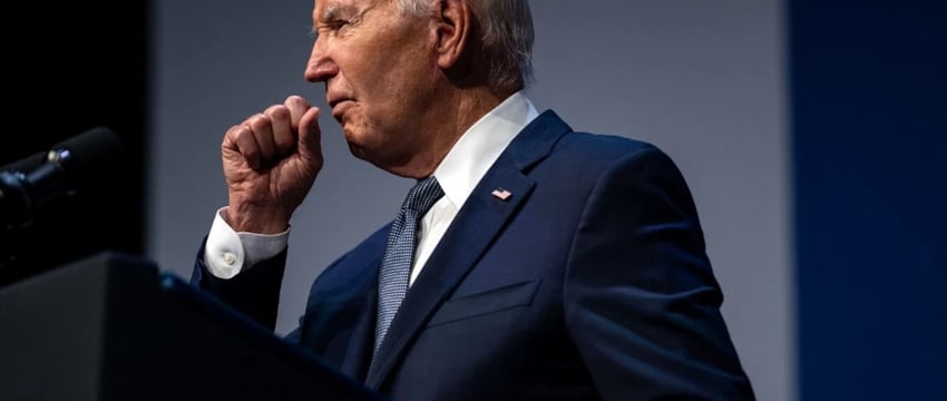 "Байден выздоровел от Covid и испытывает слабый, непродуктивный кашель, сообщают из США"