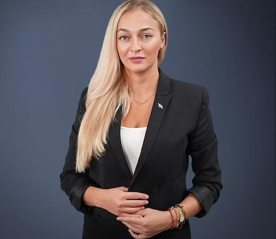 Спикер Координационного совета Анжелика Мельникова. Фото: t.me/rada_vision