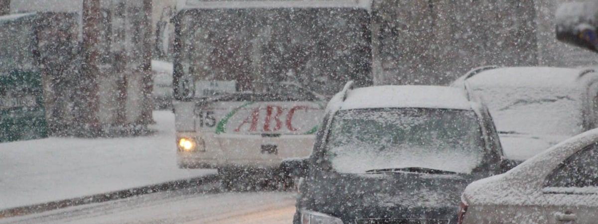 На дорогах Гродно неспокойно из-за погоды – ГАИ вводит дополнительные наряды