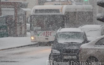 На дорогах Гродно неспокойно из-за погоды – ГАИ вводит дополнительные наряды