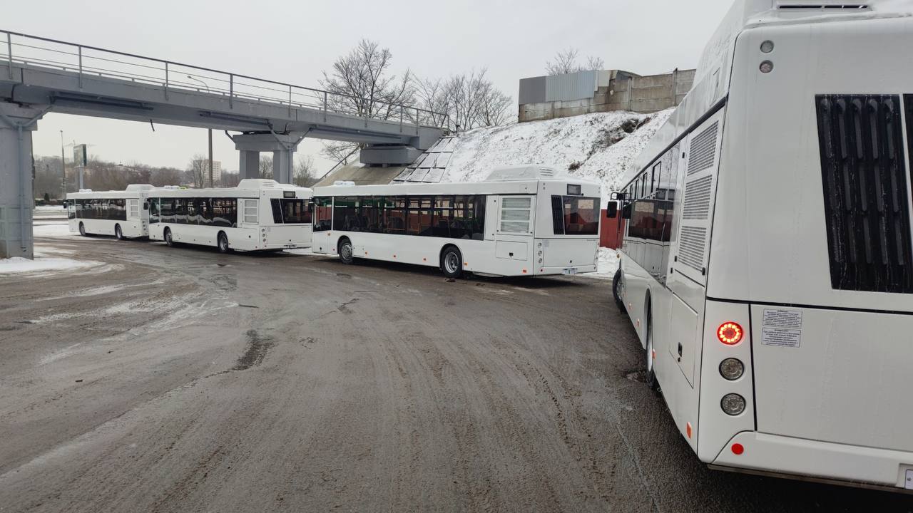 Автомобильный парк «Брестского общественного транспорта» пополнился 7 новыми автобусами