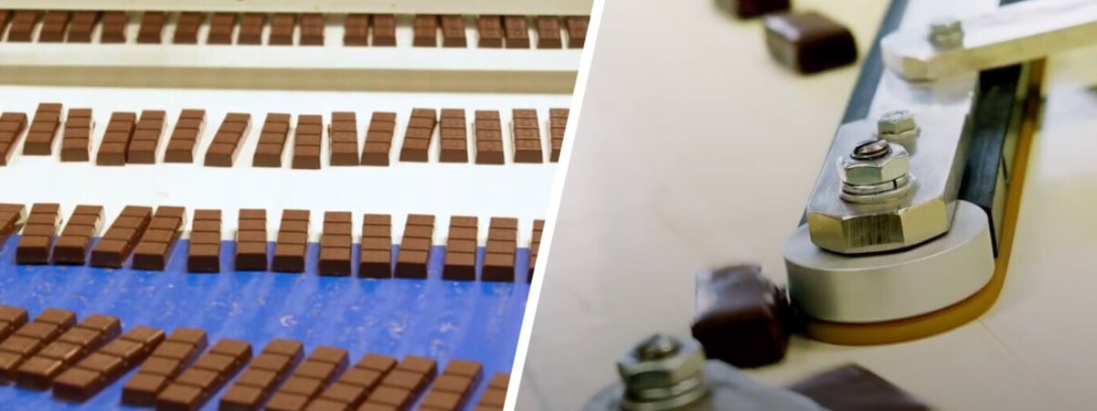 Как делают конфеты «Знічка» и шоколадки на «Коммунарке»? Сняли процесс производства и выпуска на видео — Видео