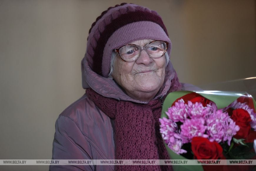 103-летняя жительница Пружанского района пришла на участок для голосования и поделилась секретами долголетия
