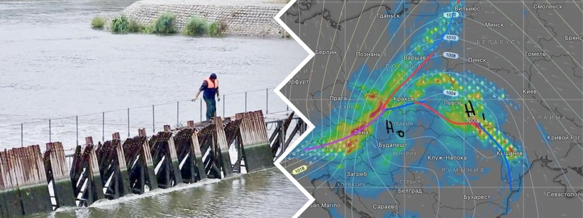 «Тяжёлая ночь» — В Польше объявили эвакуацию из-за циклона. Беларусь тоже заденет? — Видео