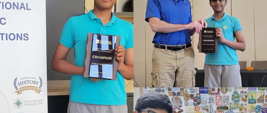 11-летний индийский студент завоевал высшие награды на международном академическом чемпионате.