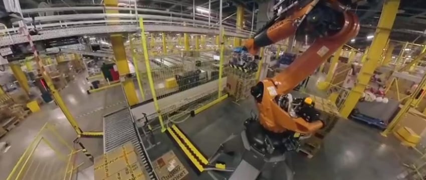 На складе Яндекс будет работать роборука