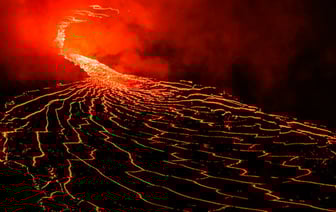 Извержение вулкана началось в Исландии