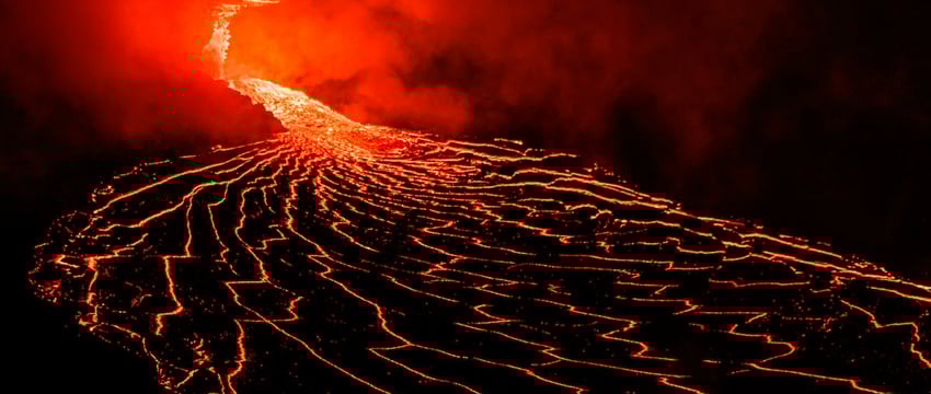 Извержение вулкана началось в Исландии