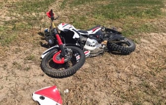 В Березовском районе мотоциклист попал в ДТП