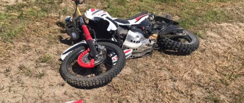 В Березовском районе мотоциклист попал в ДТП