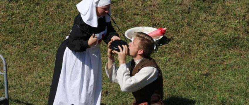 В Бресте воссоздали события Первой мировой войны