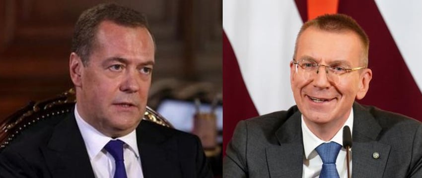 Медведев призвал казнить президента Латвии за призыв уничтожить Россию