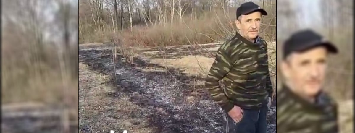 «Учитесь на моих ошибках» — Житель Брестчины рассказал, как устроил пал травы и чуть не поджёг лес — Видео