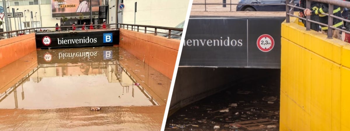 «Ожидаем худшего» — В Испании подземная парковка может оказаться кладбищем из-за наводнения — Видео