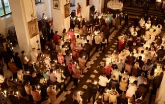 Католики Бреста отметили Пасху Христову