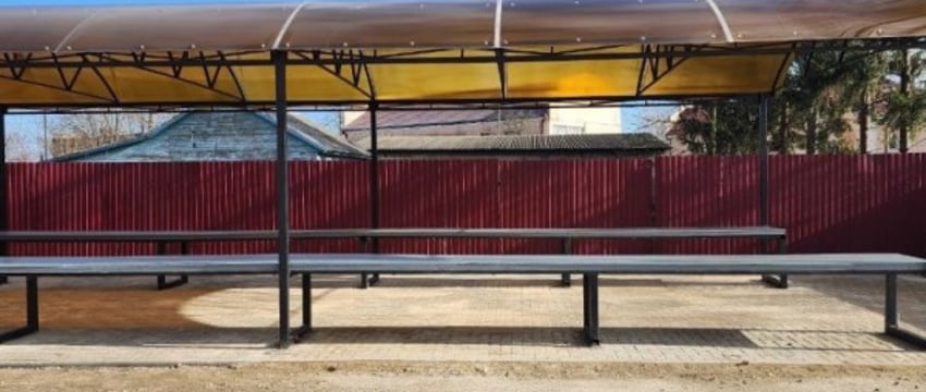 Вот так в Дрогичине выглядят новые торговые ряды для реализации продукции с огорода
