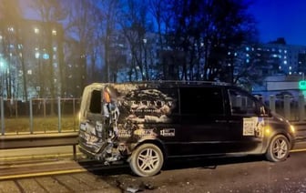 На МКАД столкнулись четыре автомобиля