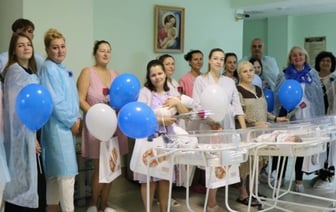 В Брестском областном родильном доме в День города родилось 3 мальчика и 1 девочка