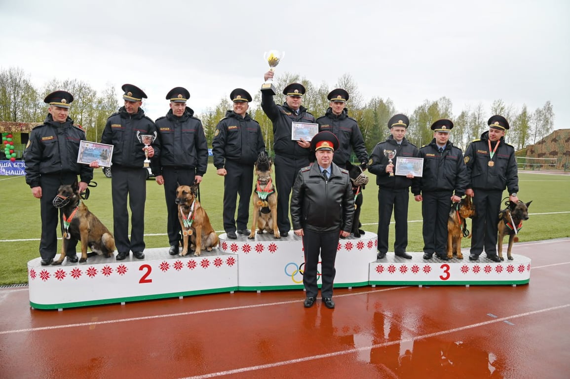 Триумфом брестчан завершились соревнования кинологов
