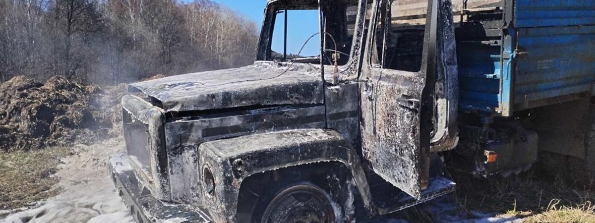 Горел грузовик и ручка от велосипеда — какие пожары произошли в Гродненской области за сутки