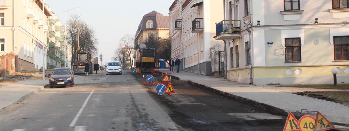 Фотофакт. В Гродно идет ремонт по улице Свердлова