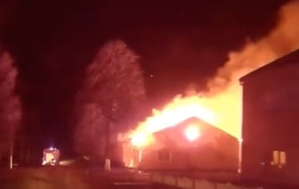 В Ивановском районе горело административное здание