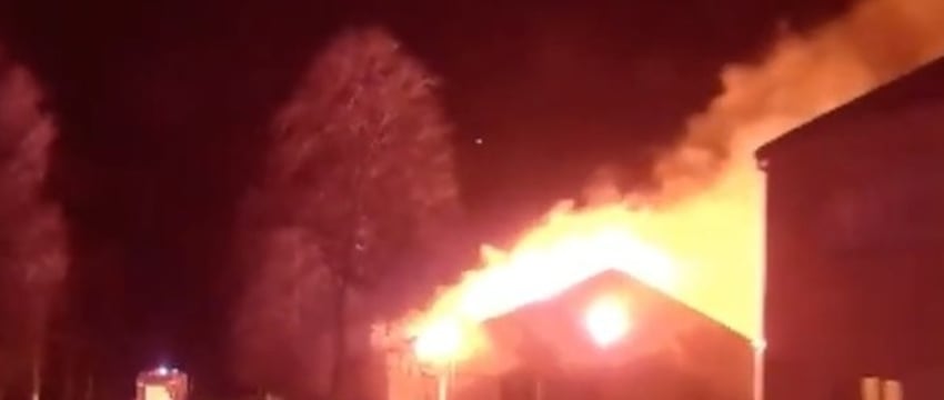 В Ивановском районе горело административное здание