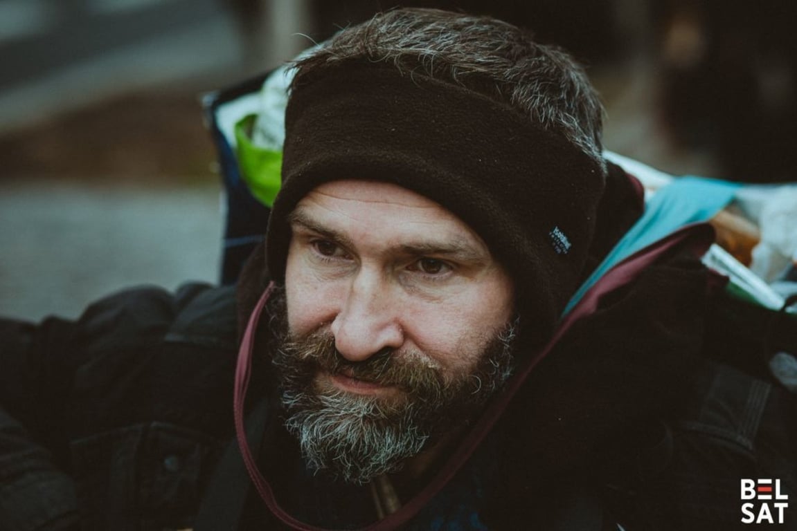 Беларус Виктор Аникеенко. Варшава, Польша. 11 декабря 2024 года. Фото: Белсат