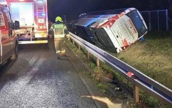 Белорусский автобус попал в ДТП в Польше, есть пострадавшие