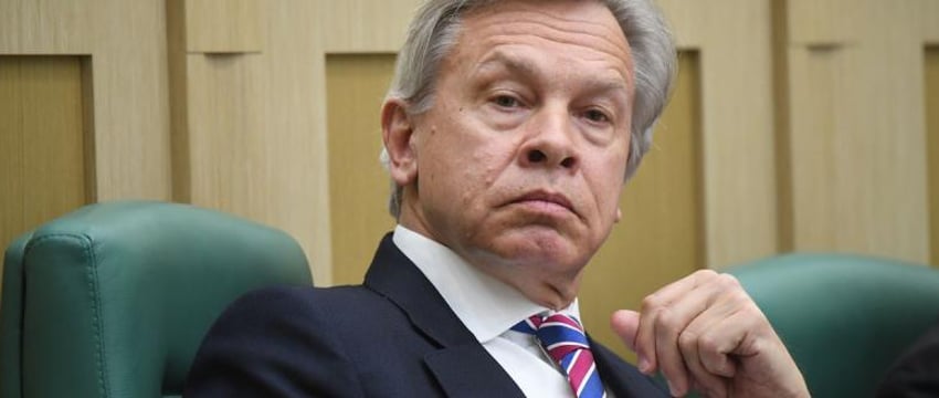 Реакция сенатора Пушкова на высказывания президента Франции
