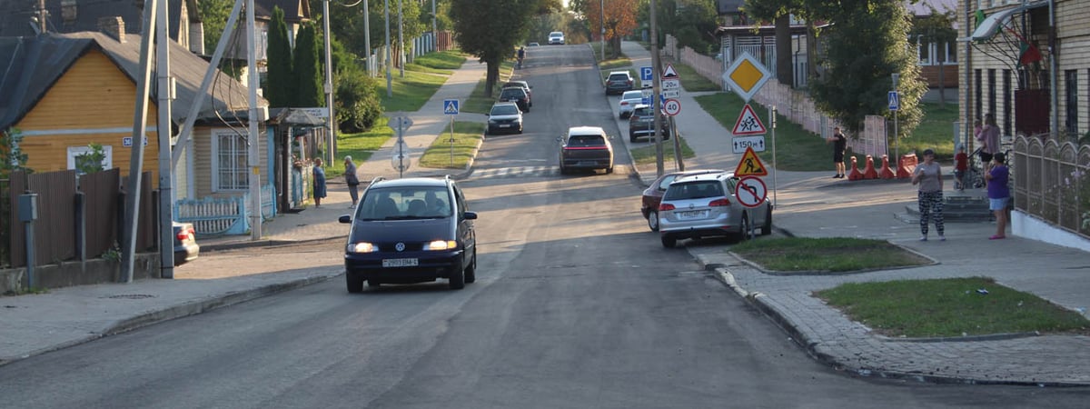 Фотофакт. В Гродно открыли для движения улицу Лермонтова