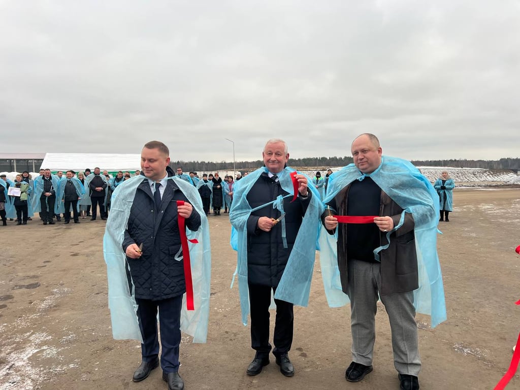 Крупный молочно-товарный комплекс открыли в Пинском районе