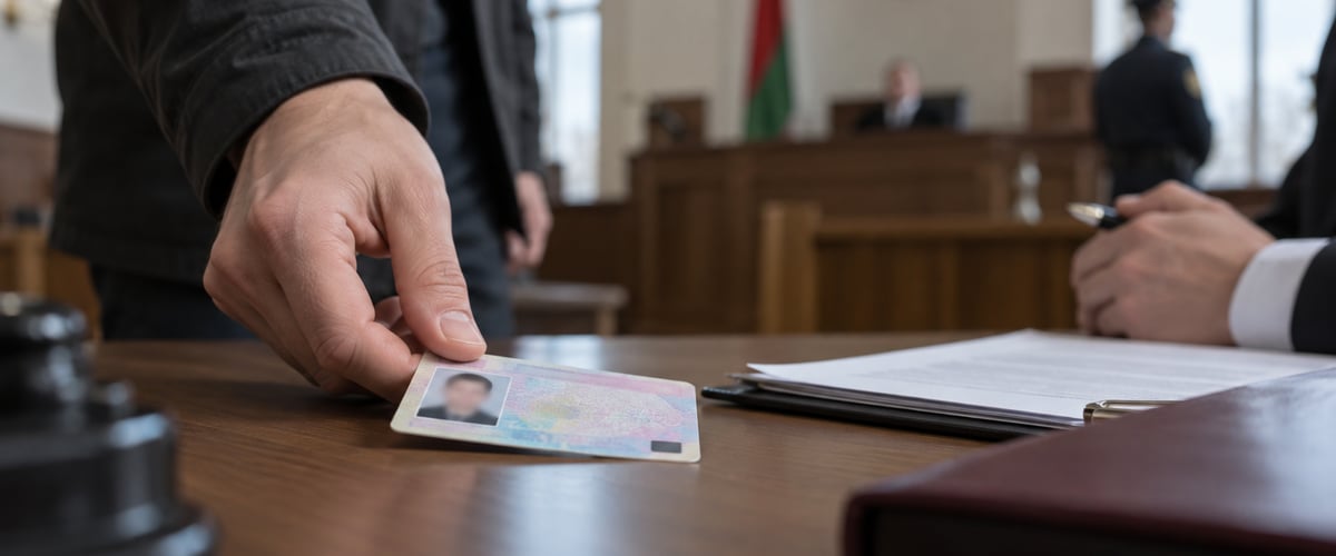 Жителя Волковысского района оштрафовали за использование поддельных прав
