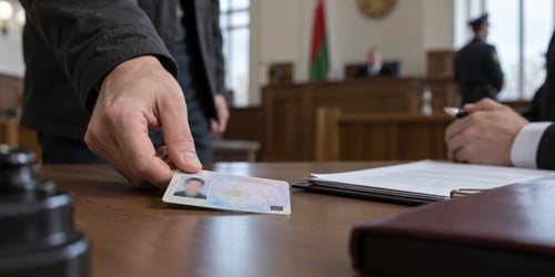 Жителя Волковысского района оштрафовали за использование поддельных прав