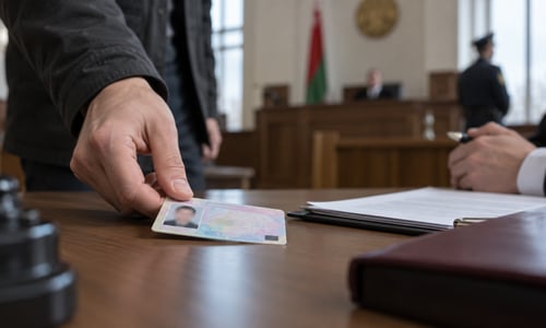 Жителя Волковысского района оштрафовали за использование поддельных прав