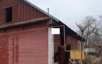 Мужчину спасли при пожаре в Кобринском районе