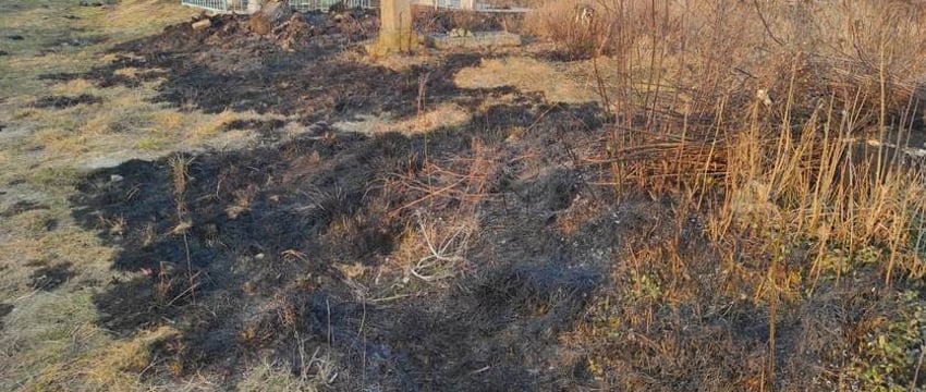 В Новогрудском районе пенсионер наводил порядок на кладбище и поджег сухую траву. Эта уборка стала для мужчины последней
