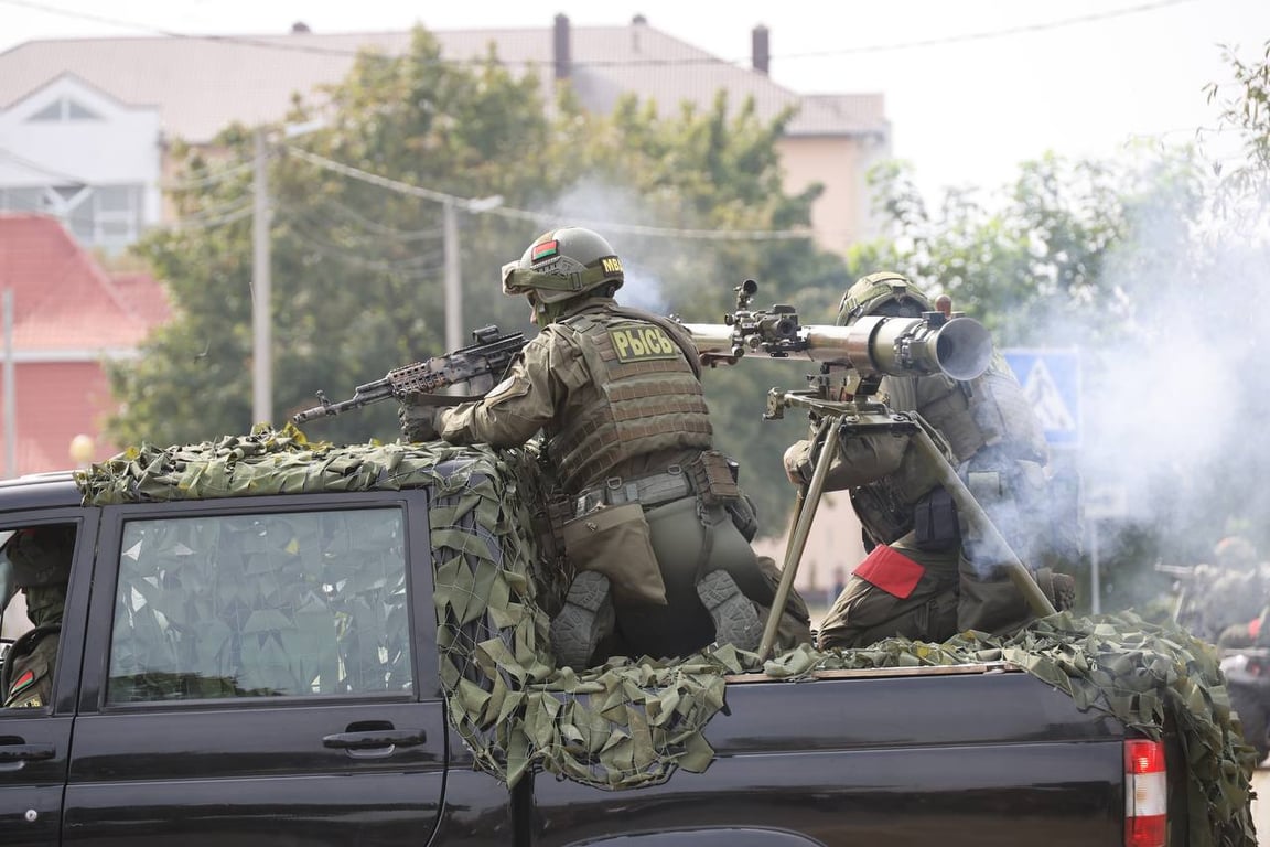 Борьба с вооруженными формированиями. В Столине идут учения