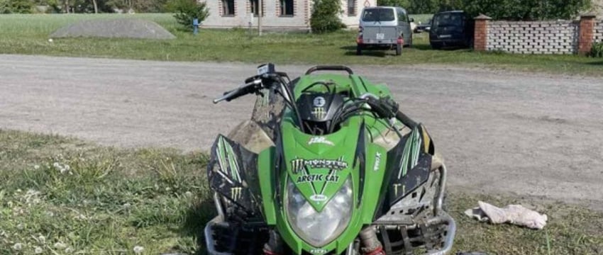 Неудача водителя квадроцикла в Ганцевичском районе