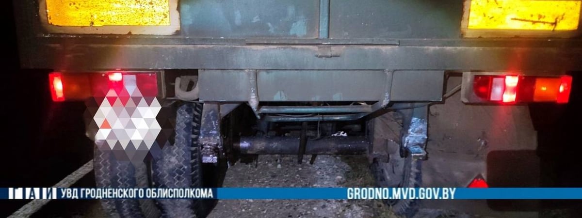 Под Гродно водитель въехал в «КамАЗ» и погиб