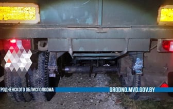 Под Гродно водитель въехал в «КамАЗ» и погиб